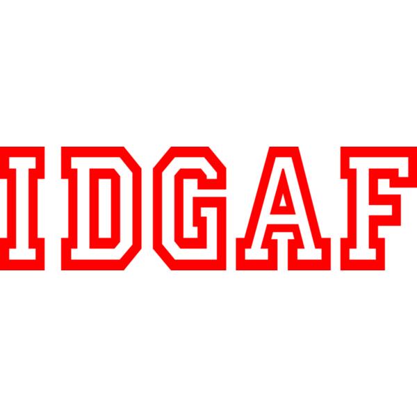 IDGAF 1005 RED Thumbnail
