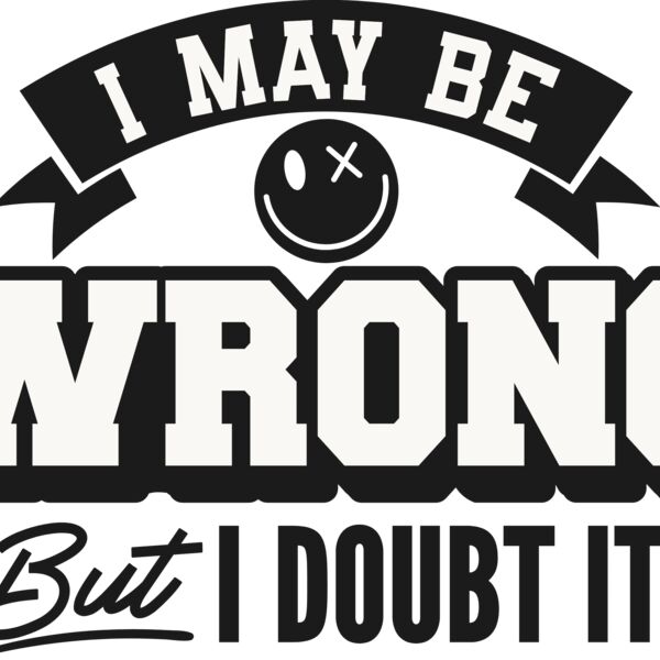 I may be wrong SVG Thumbnail