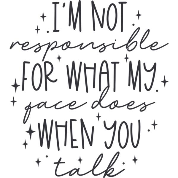 Im not responsible SVG Thumbnail