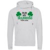 Cross neck hoodie Thumbnail