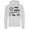 Cross neck hoodie Thumbnail
