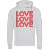 Cross neck hoodie Thumbnail