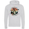Cross neck hoodie Thumbnail