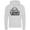 Cross neck hoodie Thumbnail