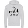 Cross neck hoodie Thumbnail