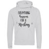 Cross neck hoodie Thumbnail
