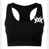 TriDri® seamless '3D fit' multi-sport sculpt solid colour bra Thumbnail